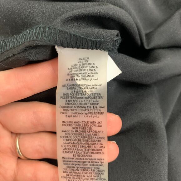 BCBGeneration Cold Shoulder Dress Womens XXS 2XS Floral Ruffle Lined Keyhole - Picture 12 of 15